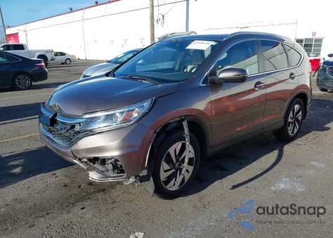 2016 Honda Cr-V Touring из США, поврежденный, VIN 5J6RM4H96GL015191